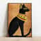 Vintage Egyptian Bastet Cat Art Print, Instant Digital Download, Historic Egypt Wall Art, Feline Painting, Vintage Decor, Egyptian Revival-2.jpg