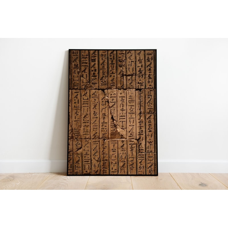 Vintage Egyptian Hieroglyphics Art Print, Instant Digital Download, Historic Egypt Wall Art, Cairo Painting, Vintage Decor, Egyptian Revival-1.jpg