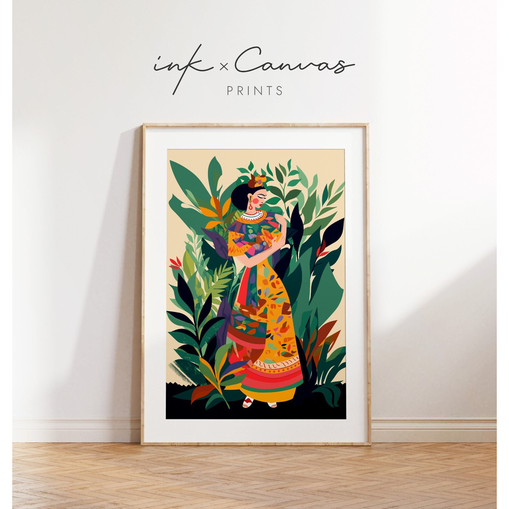 Latina Art Maximal Decor Unframed Print Latinx Art Prints Aesthetic Poster Latino Art Maximalist Wall Art Trendy Prints Eclectic Home Decor.jpg