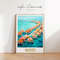 Maldives Travel Print Maximal Decor Maldives Print Mid Century Modern Wall Art Vibrant Artwork Vintage Travel Poster Beach Digital Download.jpg