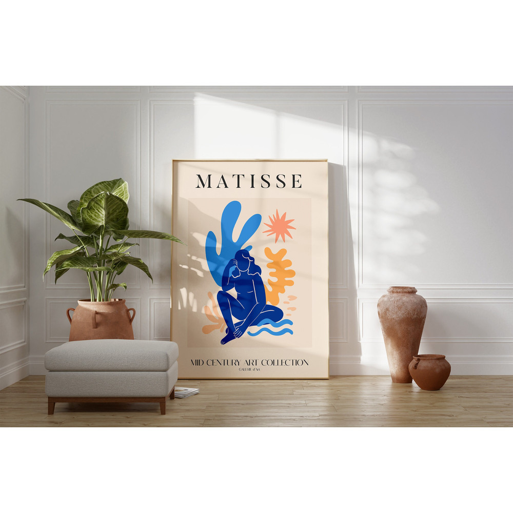 Henri Matisse Exhibition Poster, Famous Gallery Wall Art Print, Scandinavian Design Boho Art Print, Wall Decor, Bedroom Living Room Art-4.jpg