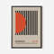 Bauhaus Poster Print, Beige Exhibition Poster, Mid Century Modern Art Decor, Orange Abstract Vintage Minimalist Retro Wall Art Gift Idea-2.jpg