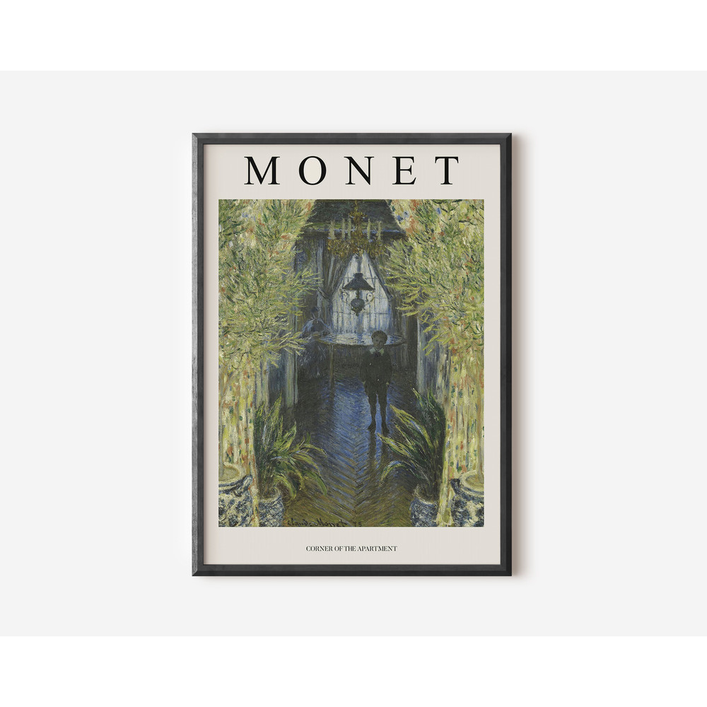Claude Monet Exhibition Poster, Famous Gallery Wall Art Print, Monet Art Print, Floral Wall Print, Garden, Scenery, Nature, Living Room Art-7.jpg