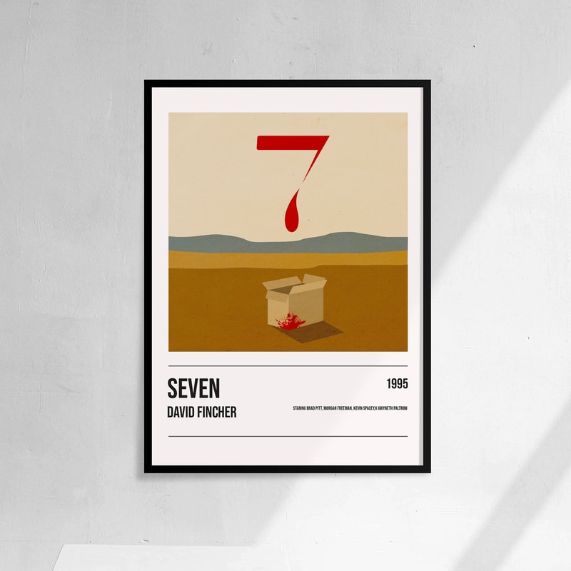 Seven - Se7en - Movie Poster Minimalist Print Art.jpg