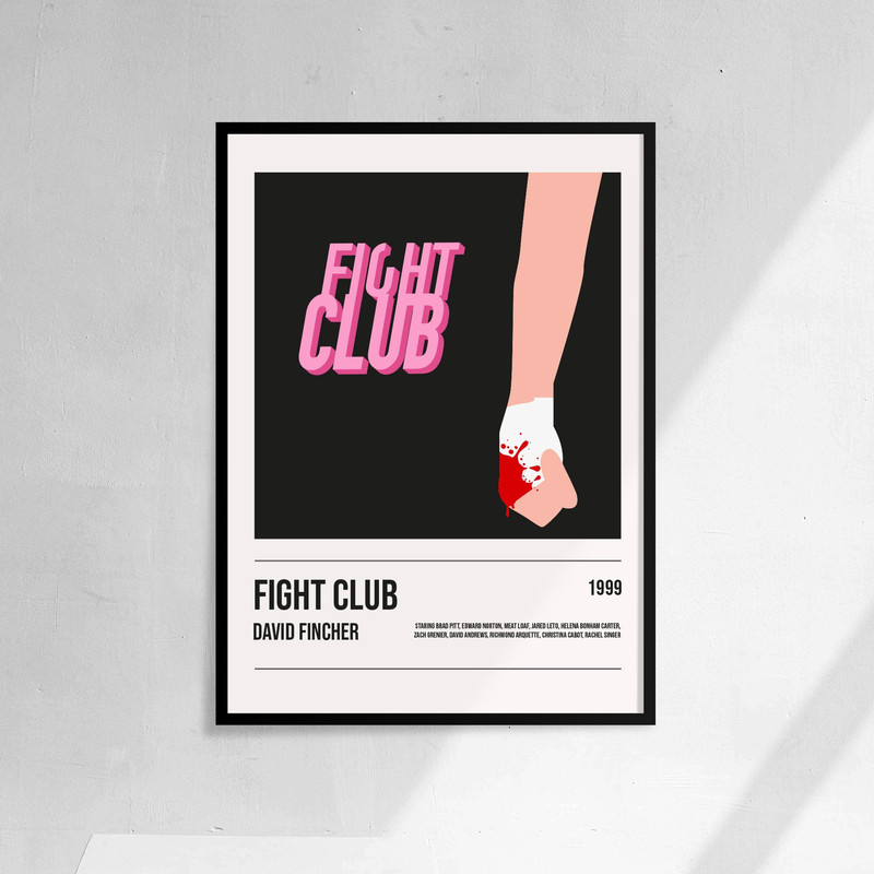 Fight Club Movie Poster Minimalist Print Art - David Fincher.jpg
