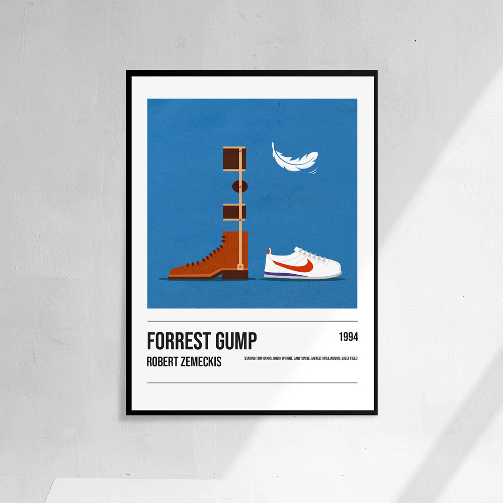 Forrest Gump Movie Poster Minimalist Print Art - Robert Zemeckis.jpg