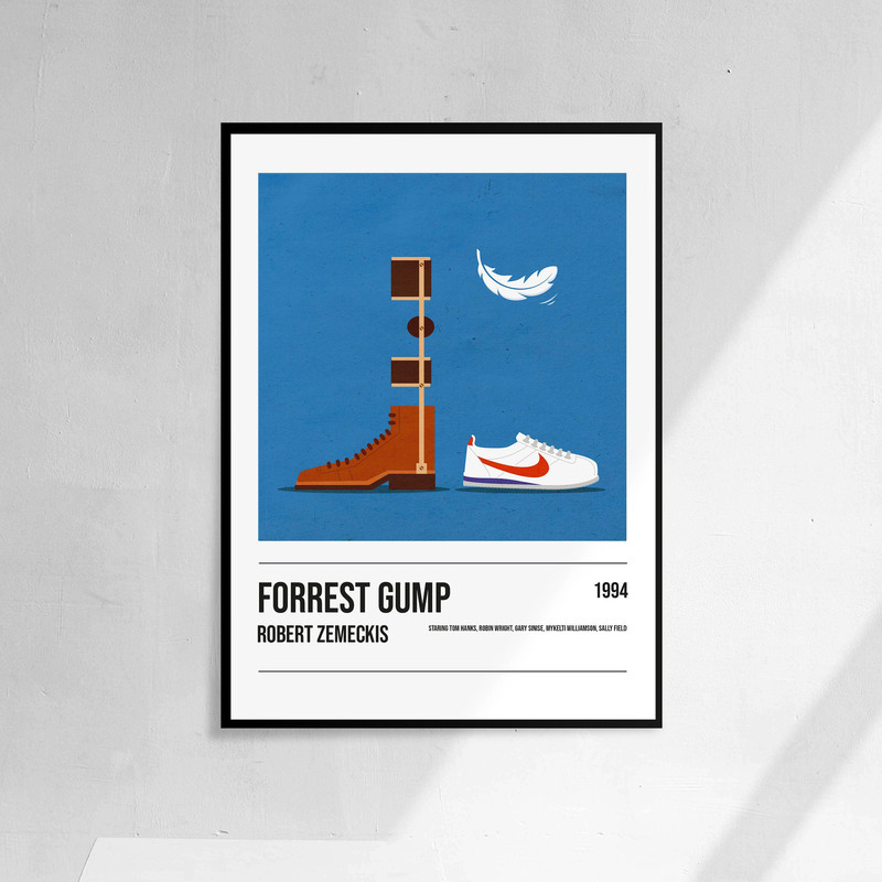 Forrest Gump Movie Poster Minimalist Print Art - Robert Zemeckis.jpg