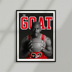 sport design - minimalist basketball design - michael jordan - the goat