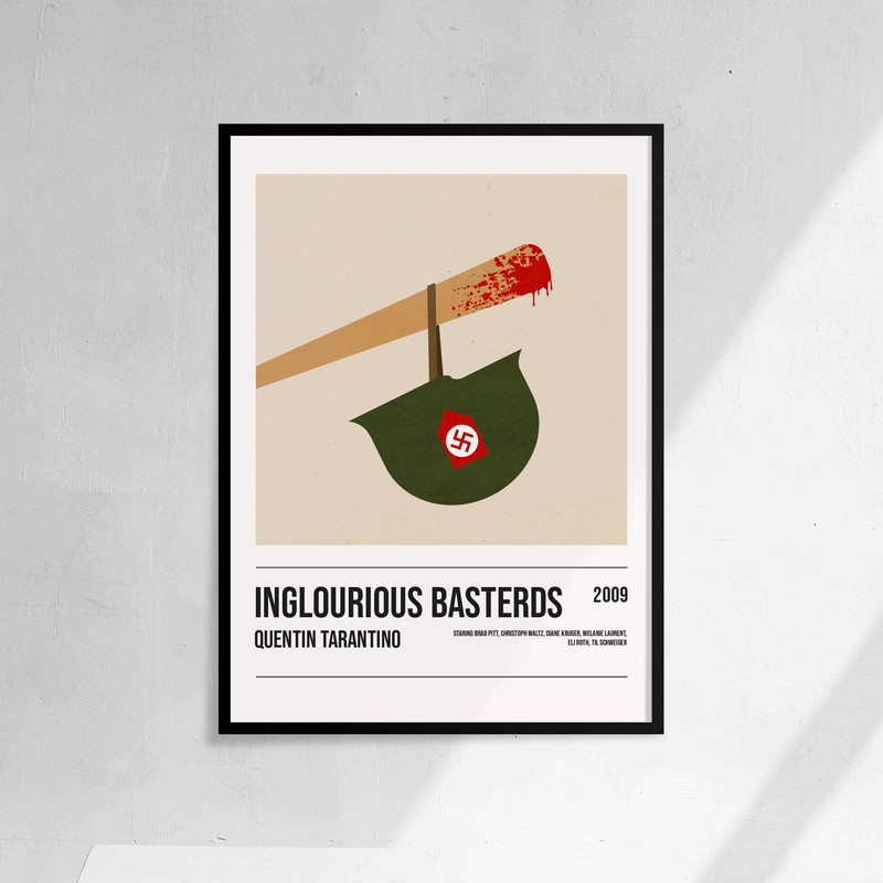 Inglourious Basterds Movie Poster Minimalist Print Art - Quentin Tarantino.jpg