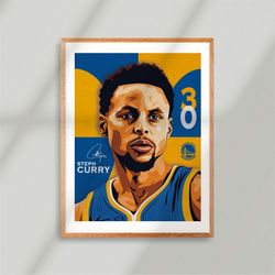sport design - stephen curry, golden state warriors, minimalist basketball design