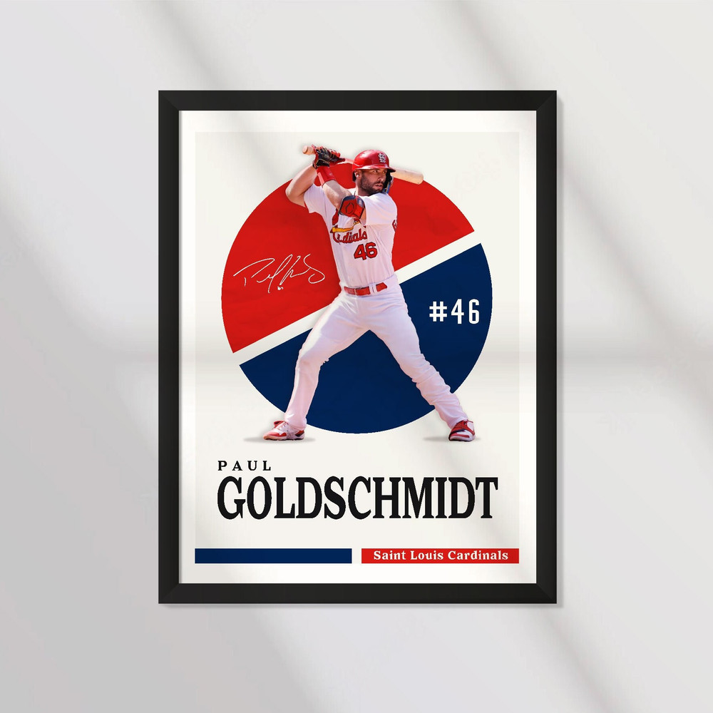 Sport Design - Paul Goldschmidt, Saint Louis Cardinals, Minimalist Baseball Design.jpg