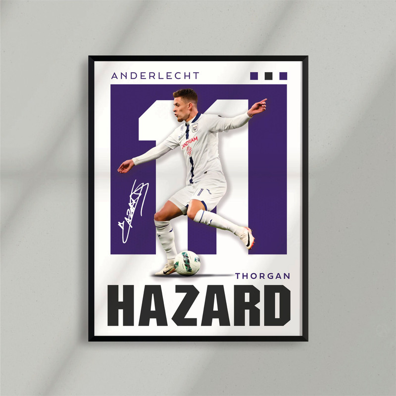 Sport Design - Thorgan Hazard - Belgium - RSC Anderlecht - Poster - 2 Designs - Digital.jpg