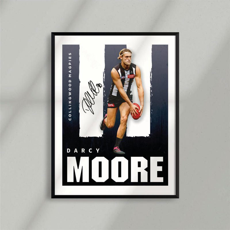 Sport Design - Darcy Moore, Collingwood Magpies, Australian Football - Poster - Print - Digital.jpg