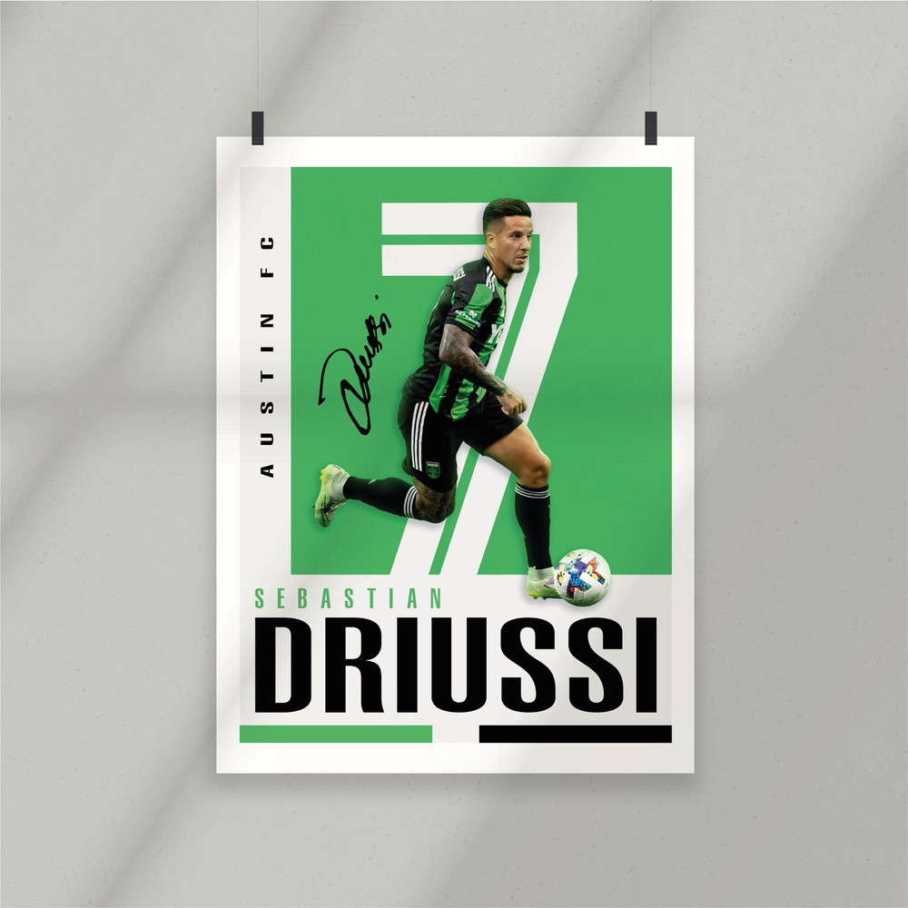 Sport Design - Sebastian Driussi - Football - Soccer - Austin FC - Sport - Poster Art Print - Digital Download.jpg