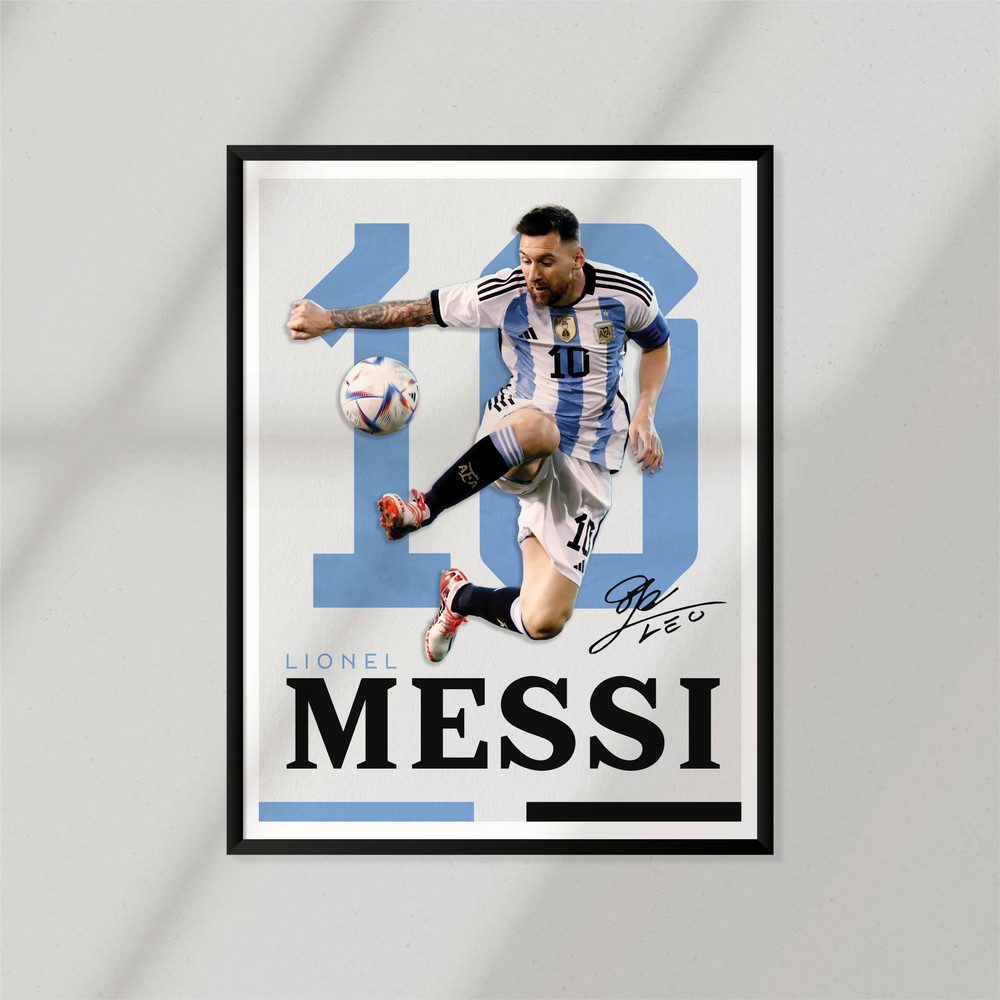 Sport Design - Lionel Leo Messi - Football - Soccer - Argentina - Sport - Poster Art Print - Digital Download-1.jpg