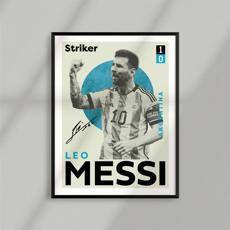 Sport Design - Lionel Leo Messi - Football - Soccer - Argentina - Sport - Poster Art Print - Digital Download-5.jpg