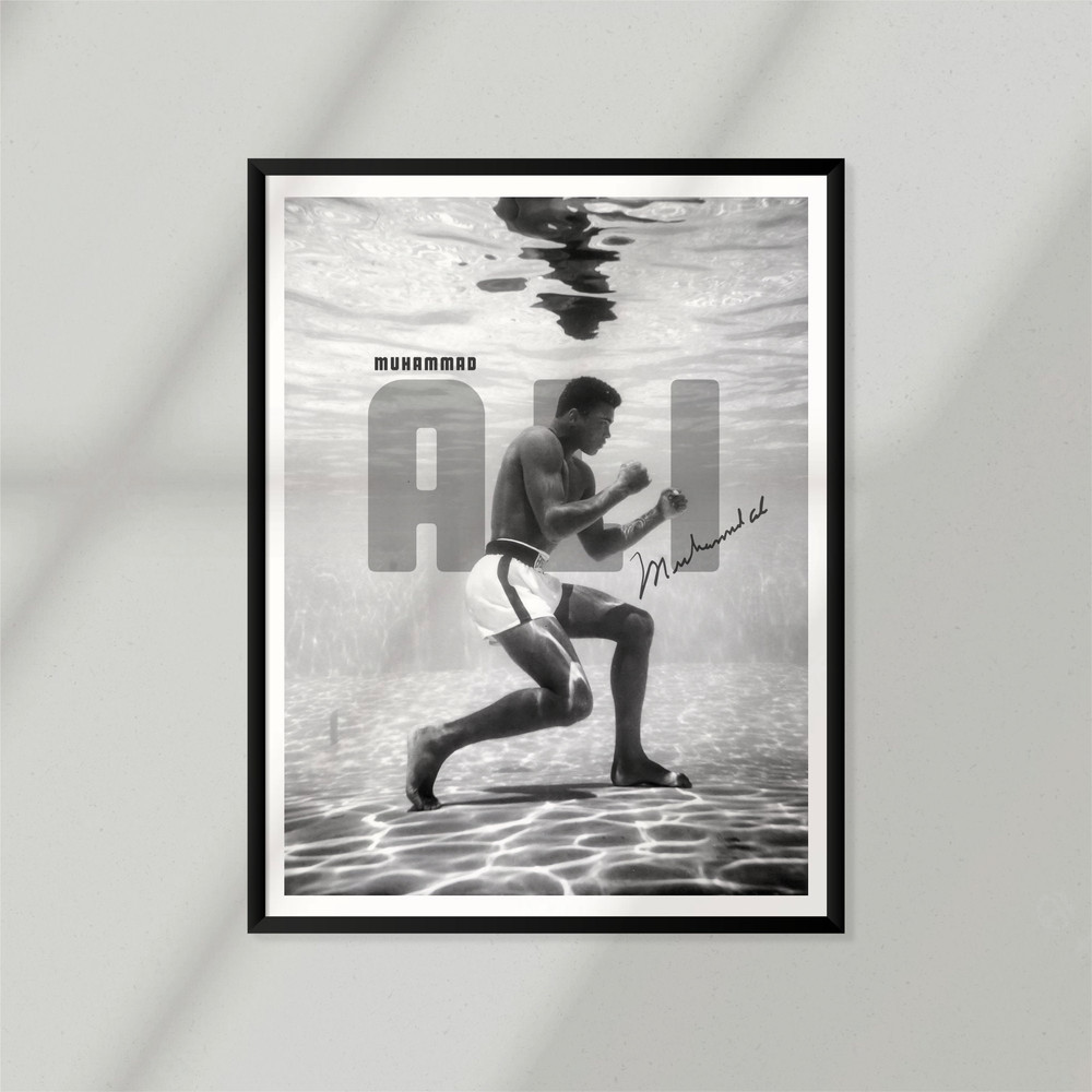 Sport Design - Muhammad Ali, Cassius Clay, The Greatest, Minimalist Sport Design, Quote, Motivational, Poster-1.jpg