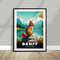 Squirrel in Banff National Park - Canada - Peyto Lake - Poster - Minimalist Nature Poster - Travel Print - Nature Wall Art.jpg