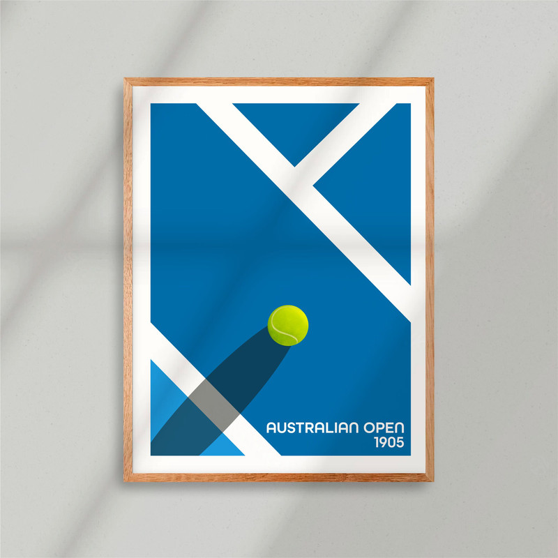 Sport Design - Tennis - Melbourne - Australian Open - Grand Slam - Poster - Vintage - Wall Art - Home Decor - Digital Download.jpg
