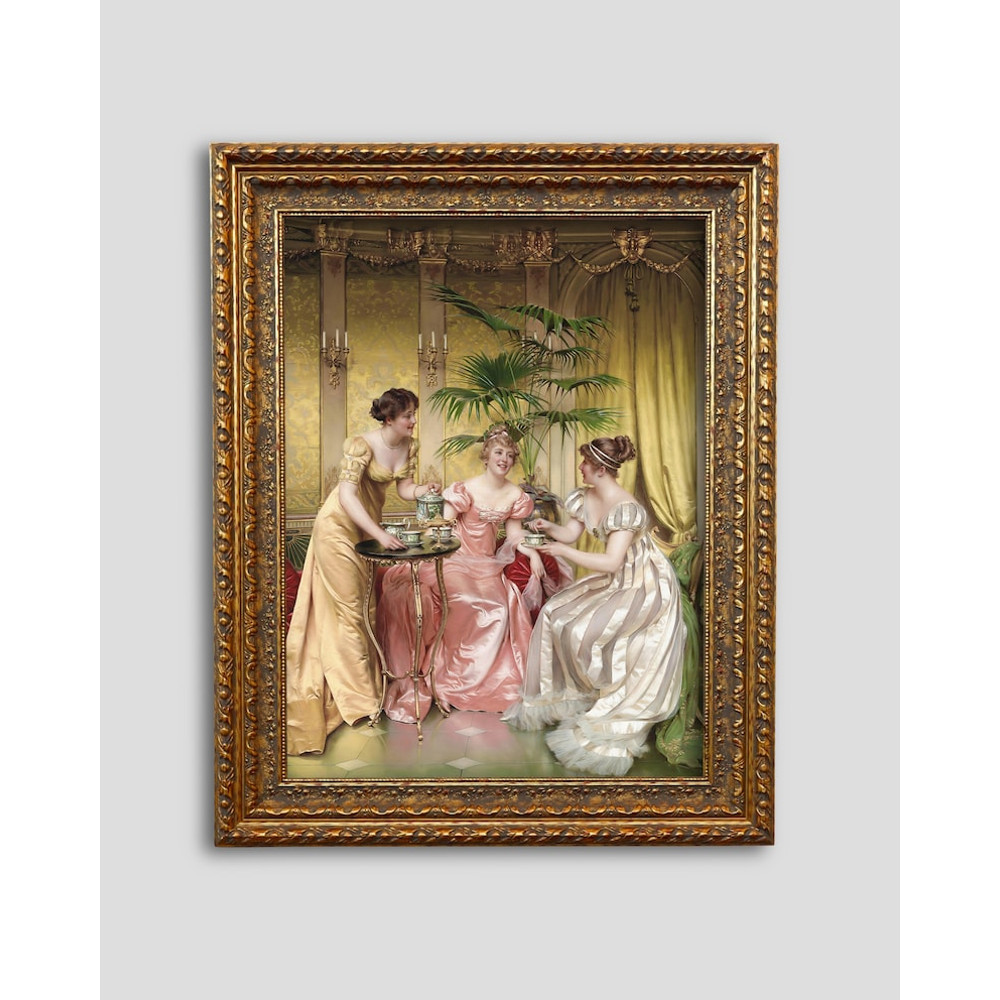 Vintage Women Wall Art Antique Wall Decor Vintage Wall Art Regency Wall Decor.jpg