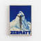 Vintage Ski Poster, Zermatt Switzerland Print, Winter Wall Art, Art Deco Decor.jpg