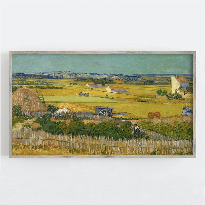 Samsung Frame TV Art, Van Gogh Wall Art, The Harvest, Vintage Wall Art, Colorful Wall Decor, Digital DOWNLOAD.jpg
