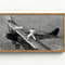 Samsung Frame TV Art, Tennis on Airplane Wings, Black and White Art, Vintage Wall Art, Tennis Wall Art, Funny Art.jpg