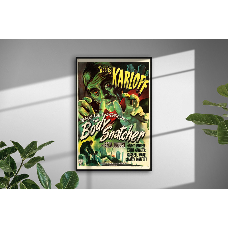 Vintage Poster The body snatcher hollywood movie art print.jpg