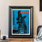 Vintage Godzilla Movie Poster Print, Gojira Art, Movie Lover Gifts.jpg
