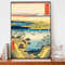 Vintage Japanese Poster, Woodblock Print for Asian Home Decor, River Painting, Mount Fuji Art.jpg
