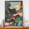Traditional Japanese Poster, Utagawa Hiroshige Woodblock Print for Asian Home Decor, Japanese Mountain Painting.jpg