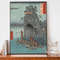 Japanese Poster, Vintage Utagawa Hiroshige Kannon Temple - Stunning Piece of Edo Period Artwork for Asian Home Decor.jpg