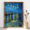Vincent Van Gogh Starry Night Over the Rhone Poster, Van Gogh Landscape, Stars Lake Sky River poster, Van Gogh Painting Reproduction PS0200-1.jpg