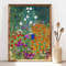 Gustav Klimt Poster, Cottage Garden, Klimt Flowers, Floral Wall Decor, Spring Wall Art, Gift Idea, Garden Flowers Klimt Painting PS0500.jpg