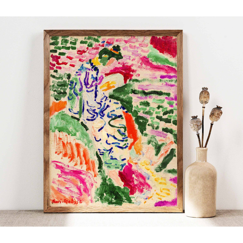 Henri Matisse Print, Matisse Poster, Japanese Garden, Floral Art Print, Nature Wall Art, Mid Century Modern, Vintage Art Print Gift PS0418.jpg