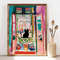 Henri Matisse Cat Print, Matisse Open Window Cat Poster, Black Cat Art, Floral Print, Funny Cat print, Funny gift, Home decor Poster PS0052.jpg