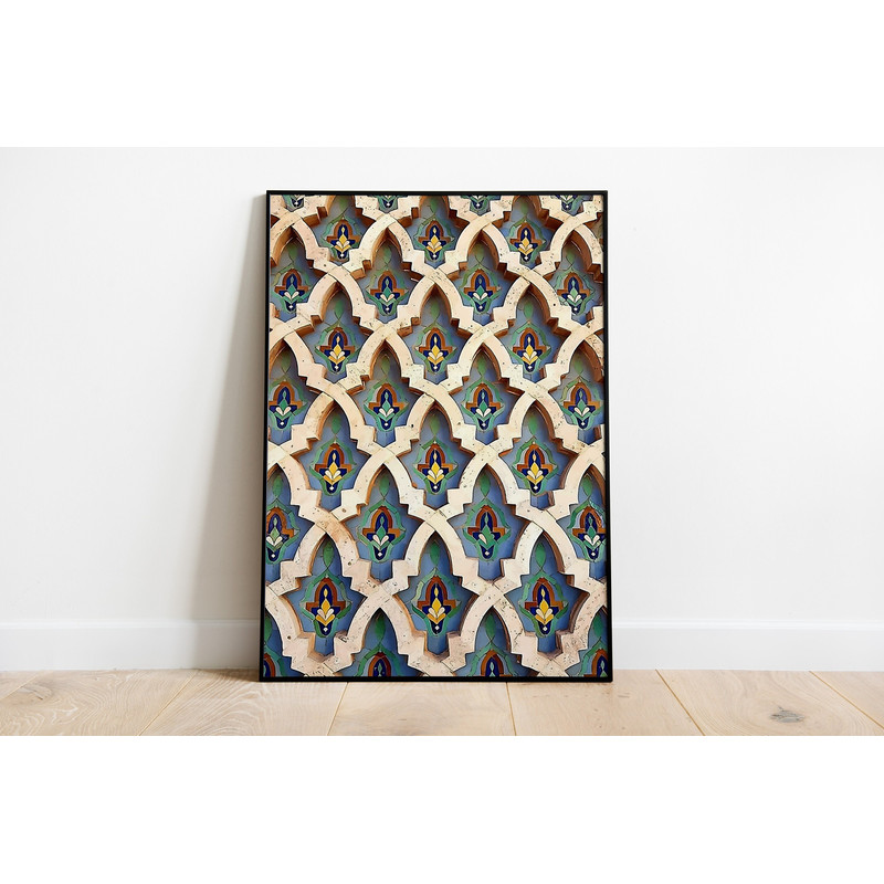 Indian Art, Mughal Prints, Living Room decor, Printable, Indian Vintage, Indian Temple painting, Wall Art-1.jpg