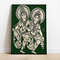 Indian Kalamkari Painting, Krishna And Radha Vintage Indian Art Poster, Living Room decor, Wall Art, Digital Download.jpg