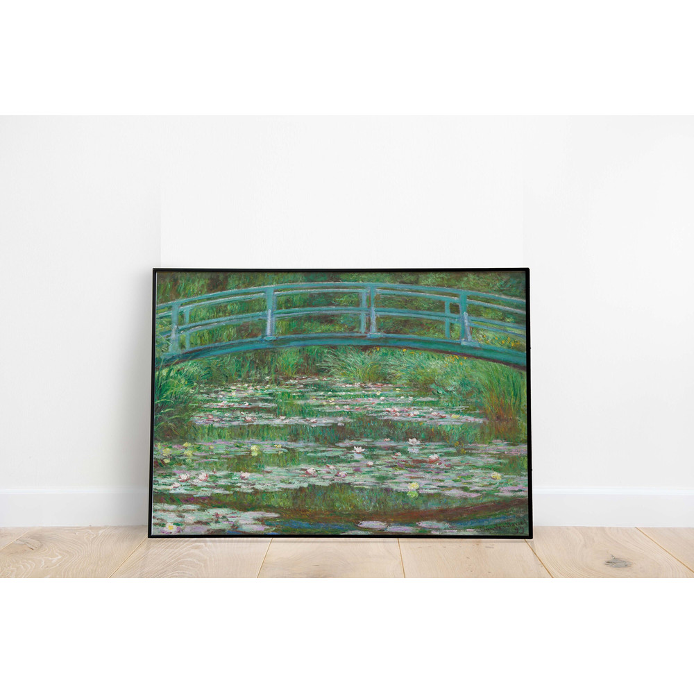 Japanese Footbridge Famous Claude Monet Painting Instant Download Vintage Decor Monet Botanical Print Printable Wall Art Vintage Decor.jpg