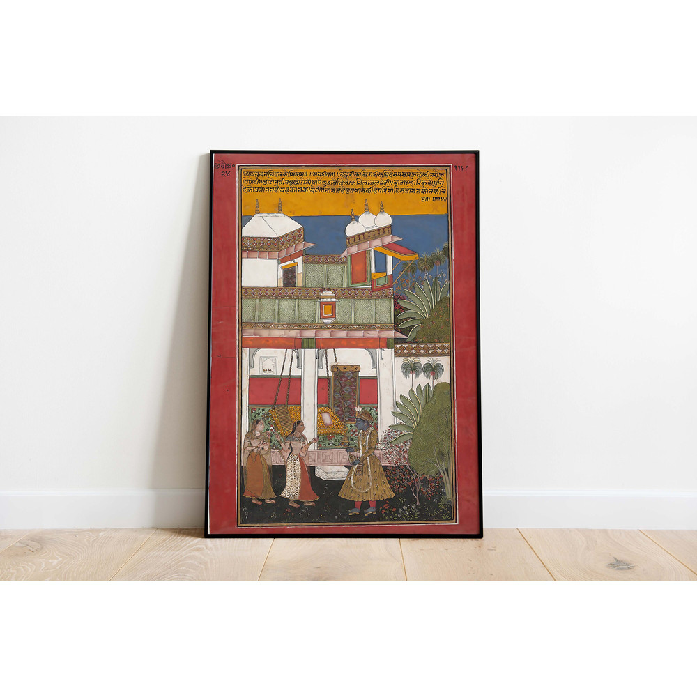 Krishna Pichwai, Vintage, Home Decor, Printable, Traditional Paintings, Instant Download, Indian Folk Art, Poster, Wall Art, Paintings-1.jpg