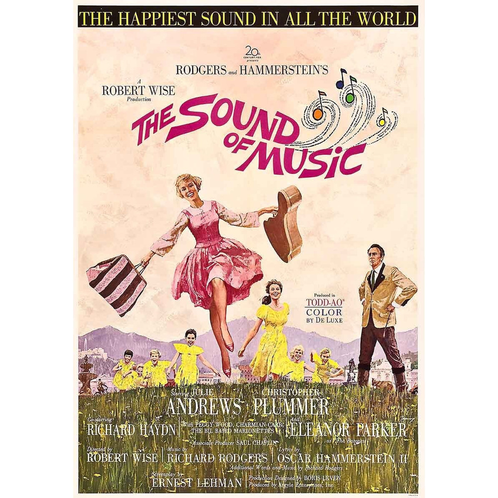 The Sounds of Music 1965 Movie POSTER PRINT A5 A2 60s Classic Vintage Film Wall Art Decor.jpg