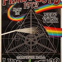 pink floyd 1972 concert wall art band poster print a5-a1 vintage rock music bar club decor
