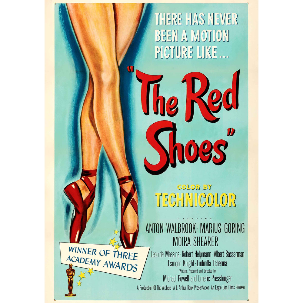 The Red Shoes 1948 Movie POSTER PRINT A5A1 40s Classic Hollywood Music Dance Film Wall Art.jpg