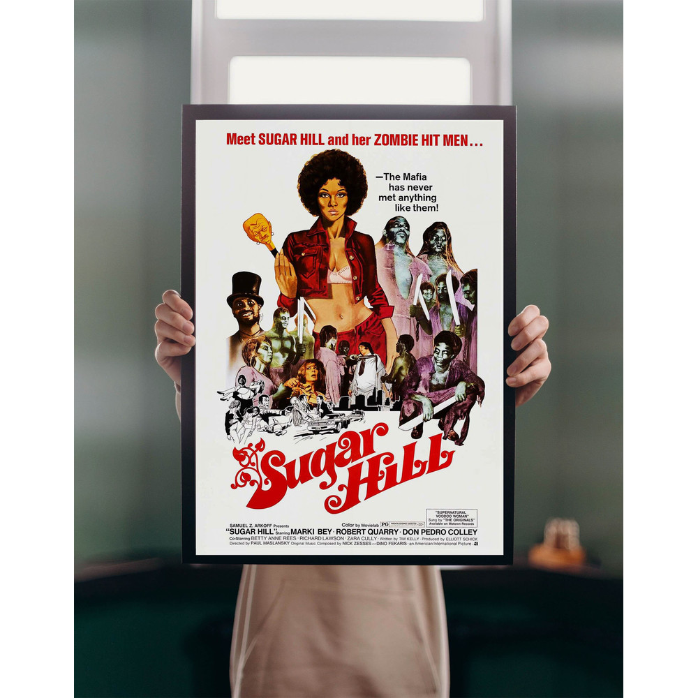 Sugar Hill 1974 Movie POSTER PRINT A5 A1 Cult 70s Horror Film Wall Art Classic Cinema Decor.jpg