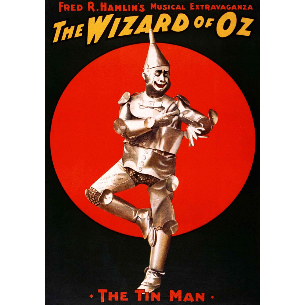 The Tin Man from The Wizard of Oz POSTER PRINT A5 A2 Vintage Fantasy Theatre Wall Art Decor.jpg