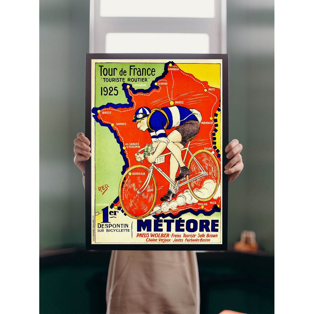 Tour de France 1925 POSTER PRINT A5 A2 Vintage Retro Cycling Sports French Advert Wall Art Decor.jpg