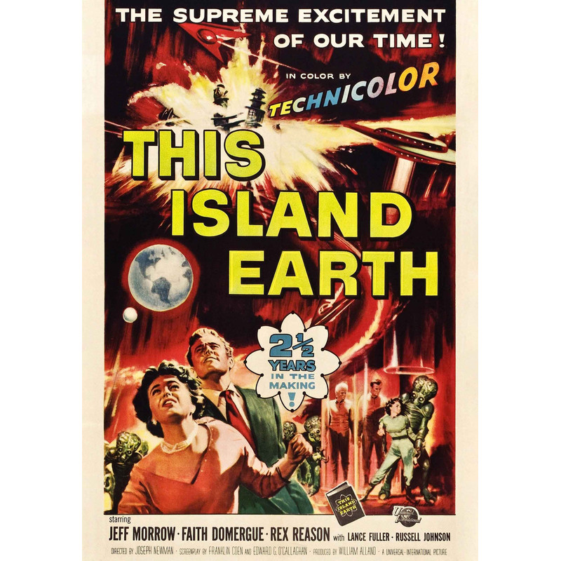 This Island Earth 1955 Movie POSTER PRINT A5A1 50s Cult Classic Sci-fi Horror Film Wall Art Decor.jpg