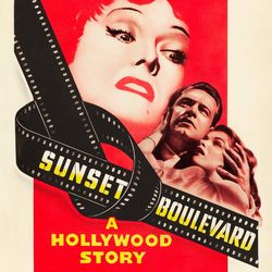 sunset blvd 1950 movie poster print a2 50s classic drama film billy wilder hollywood wall art decor