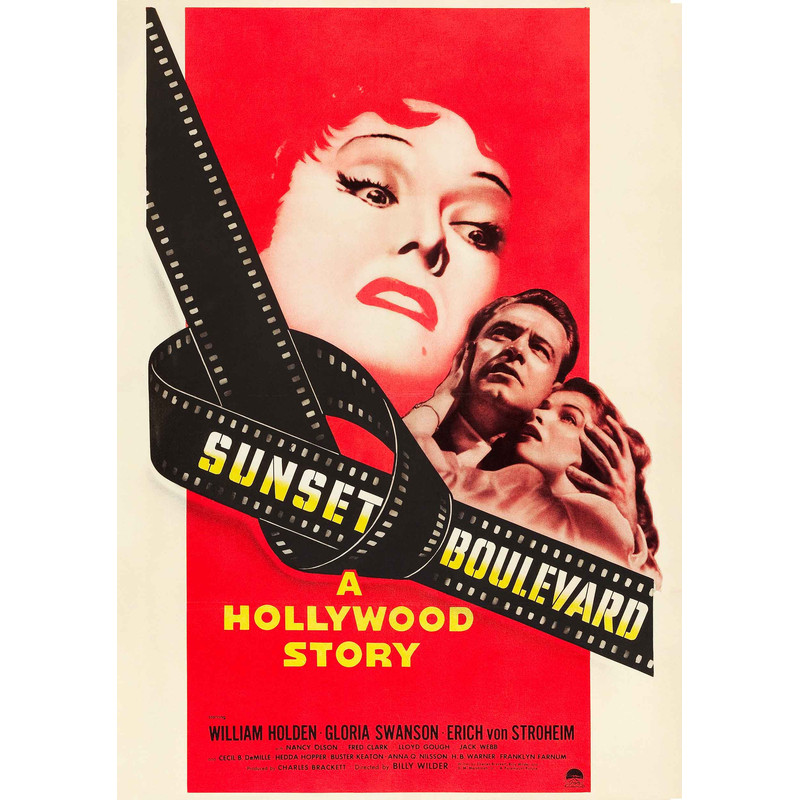 Sunset Blvd 1950 Movie POSTER PRINT A2 50s Classic Drama Film Billy Wilder Hollywood Wall Art Decor.jpg