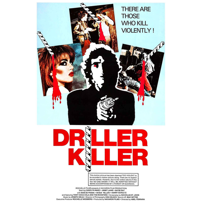 The Driller Killer 1979 Movie POSTER PRINT A5 A1 Cult 70s Horror Film Wall Art Classic Cinema Decor.jpg